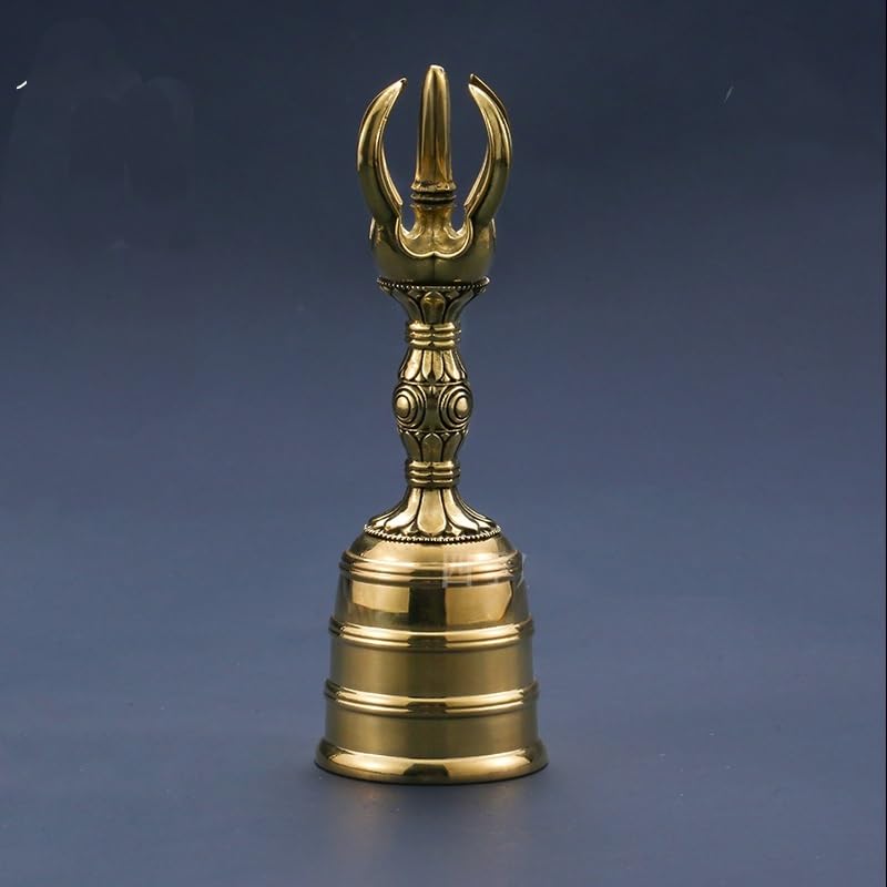 Amazon｜五鈷鈴 金剛鈴 豆型 持鈴 密教法具 真鍮 寺院仏具 金剛杵 法器