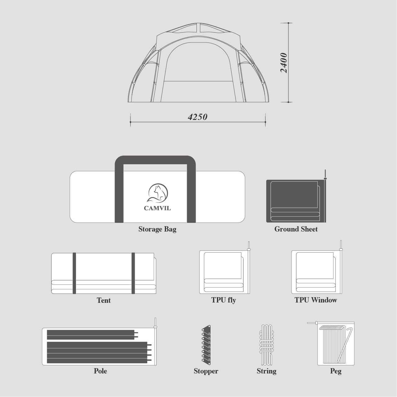 Amazon.co.jp: CAMVIL（カンビル）カメドーム タートルドーム ドーム