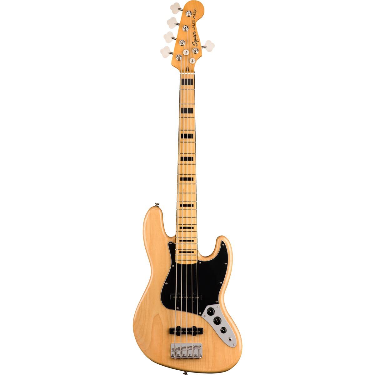 Amazon.com: Squier Classic Vibe 70s 5-String Jazz Bass, Natural