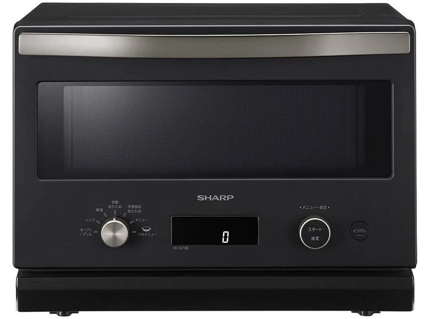 Amazon | シャープ オーブン RE-SD18B-B ブラック系 1段調理 18L