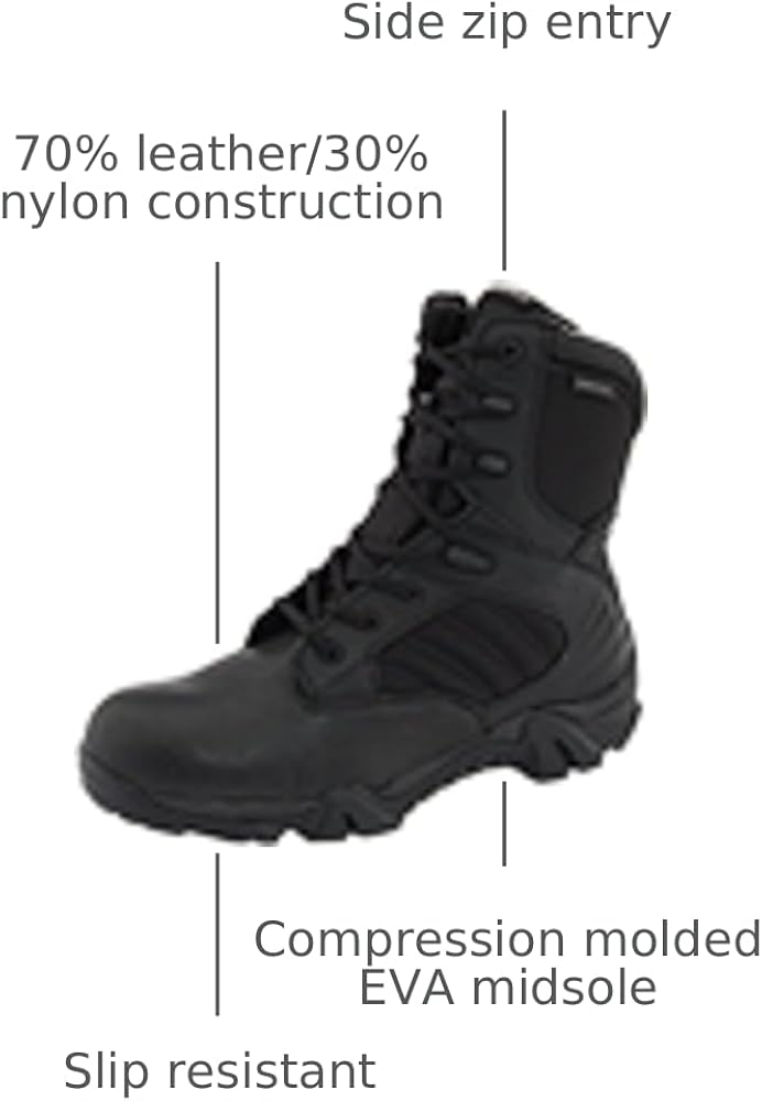 Amazon.com | Bates Men's GX-8 Gore-TEX Waterproof Boot, Black, 4