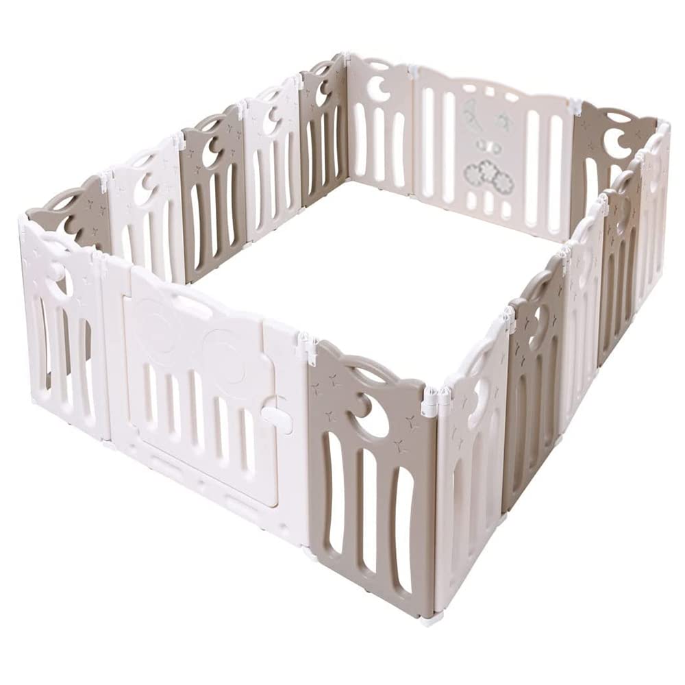 Amazon.co.jp: アイリスプラザ ベビーサークル 折りたたみ 高さ60cm 16