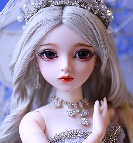 Amazon | MJDドール 機械関節人形 1／3 60cm 女 人形本体 ヘッド+