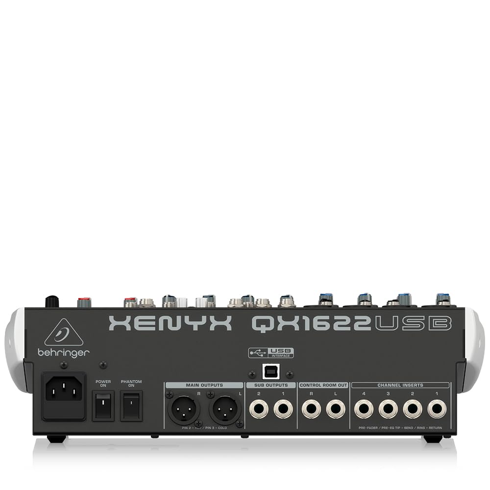 Amazon | Behringer XENYX QX1622USB プレミアム 16入力 2/2バス