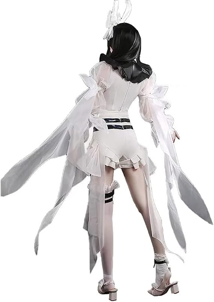 Amazon.co.jp: [66cos] バニーガール 白 黒 バニー うさぎ オリジナル