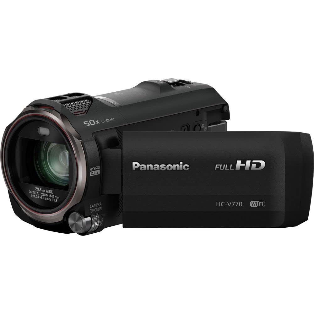 Amazon.com : PANASONIC HC-V770 HD Camcorder Black : Electronics