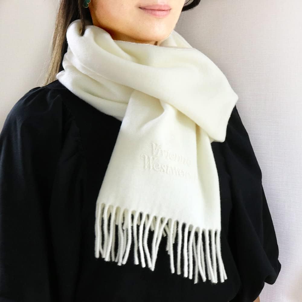 Amazon | [ヴィヴィアンウエストウッド] マフラー ストール オーブロゴ