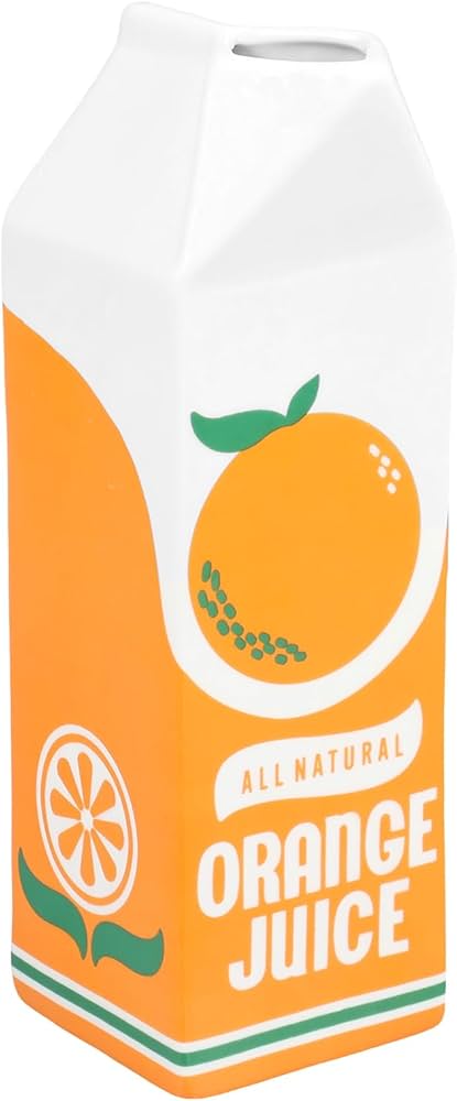 Amazon.co.jp: Kindnessjp オレンジジュースの花瓶ヴィンテージ