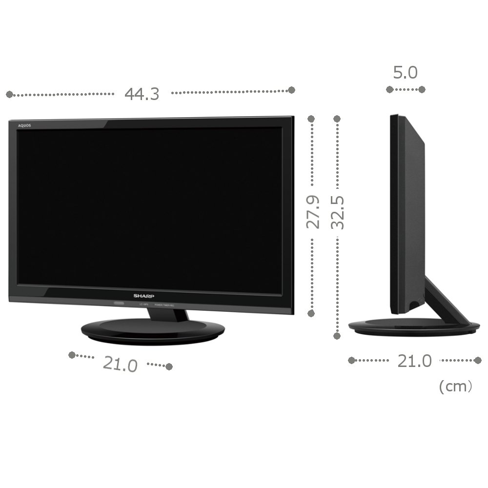 Amazon.co.jp: Sharp LC-19P5-B AQUOS 19V High Definition LCD TV