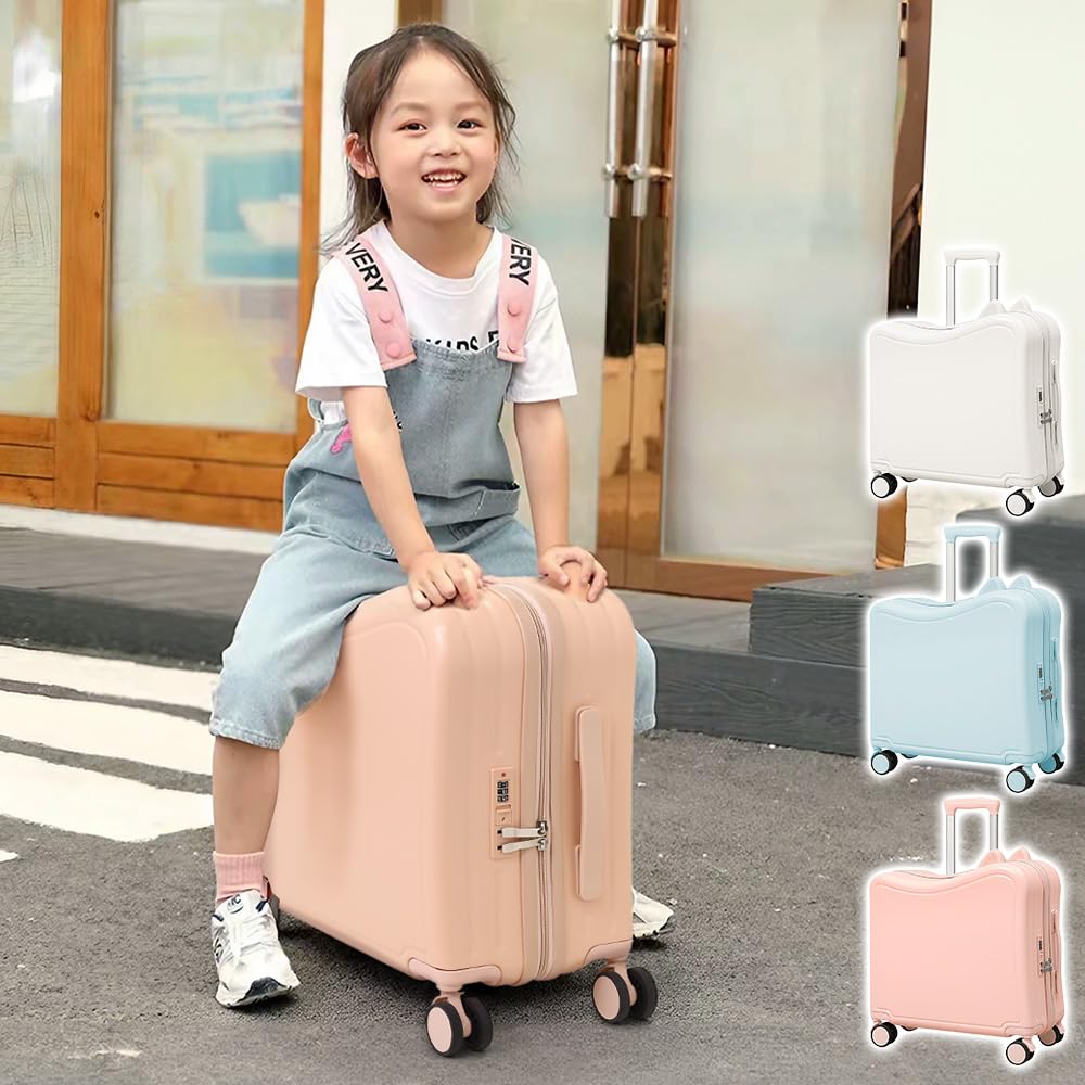 Amazon | [SUGGEST] 乗れるキャリーケース 子ども用 43L 選べるカラー