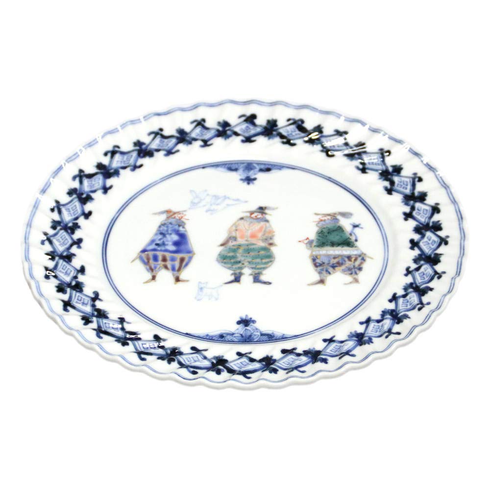 Amazon.co.jp: 山本長左 宮内庁御用達 九谷焼ケーキ皿 異邦人 : ホーム