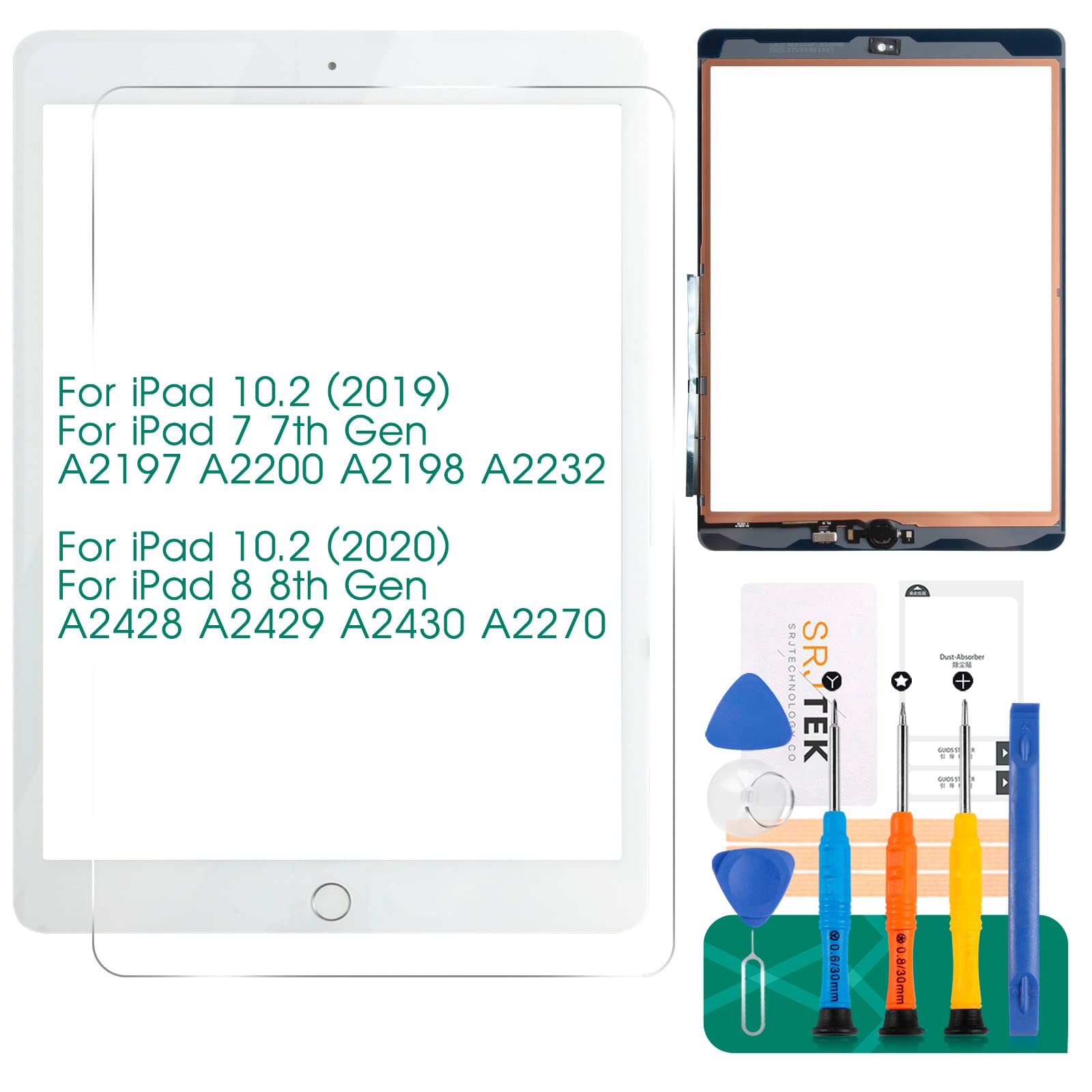 Amazon.com: for iPad 7 7th Gen Touch Screen for iPad 8 8th Gen