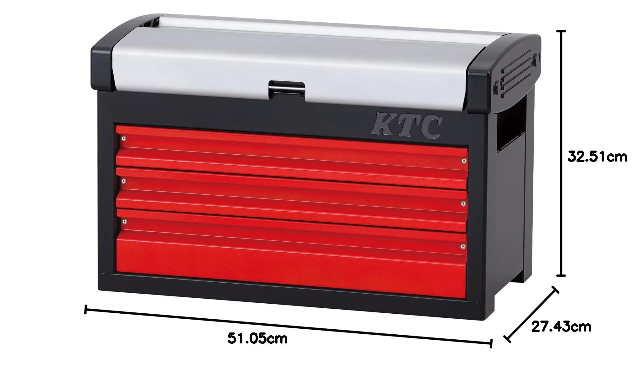 Amazon | 京都機械工具(KTC)ツールチェスト 3段3引出し シルバー