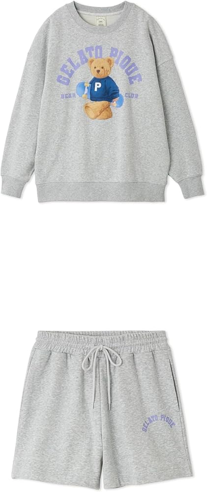 Amazon.co.jp: [ジェラート ピケ] スポーティーベア裏毛プルオーバー