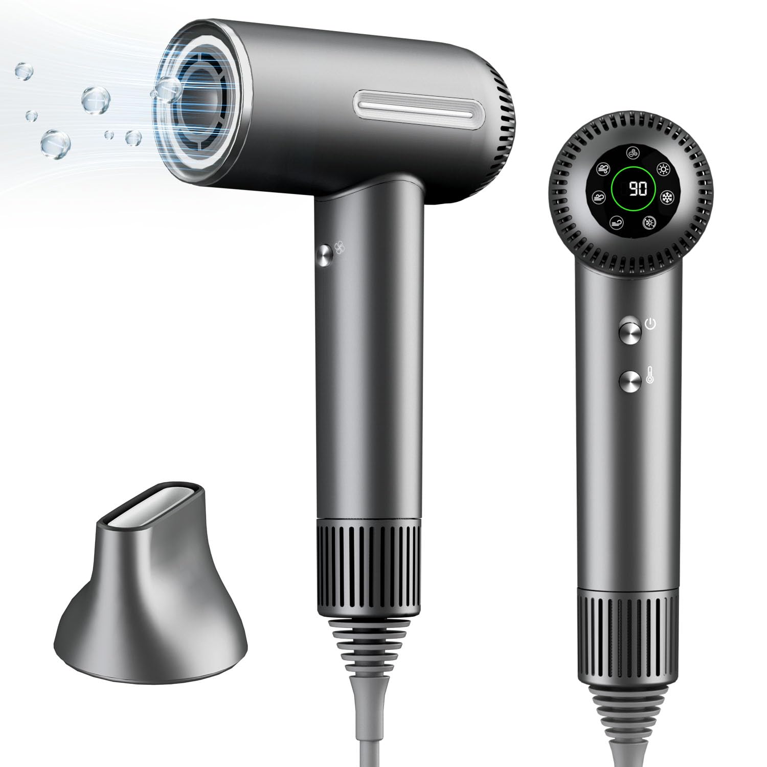 Amazon | ヘアドライヤー大風量 速乾ドライヤー 2億 プラズマ技術