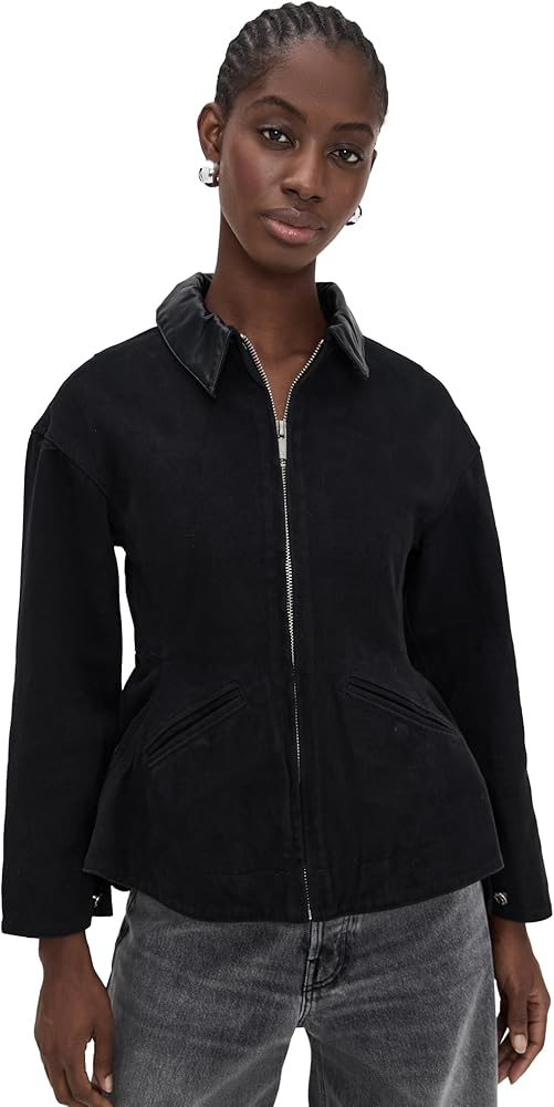 Amazon.com: Line & Dot Women's Eton Peplum Jacket, Black, XS