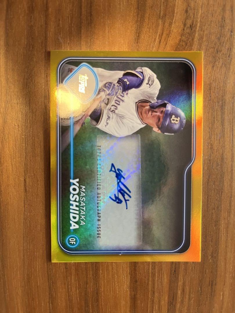 Amazon.co.jp: TOPPS NPB 2024 吉田正尚サインカード 50 : おもちゃ