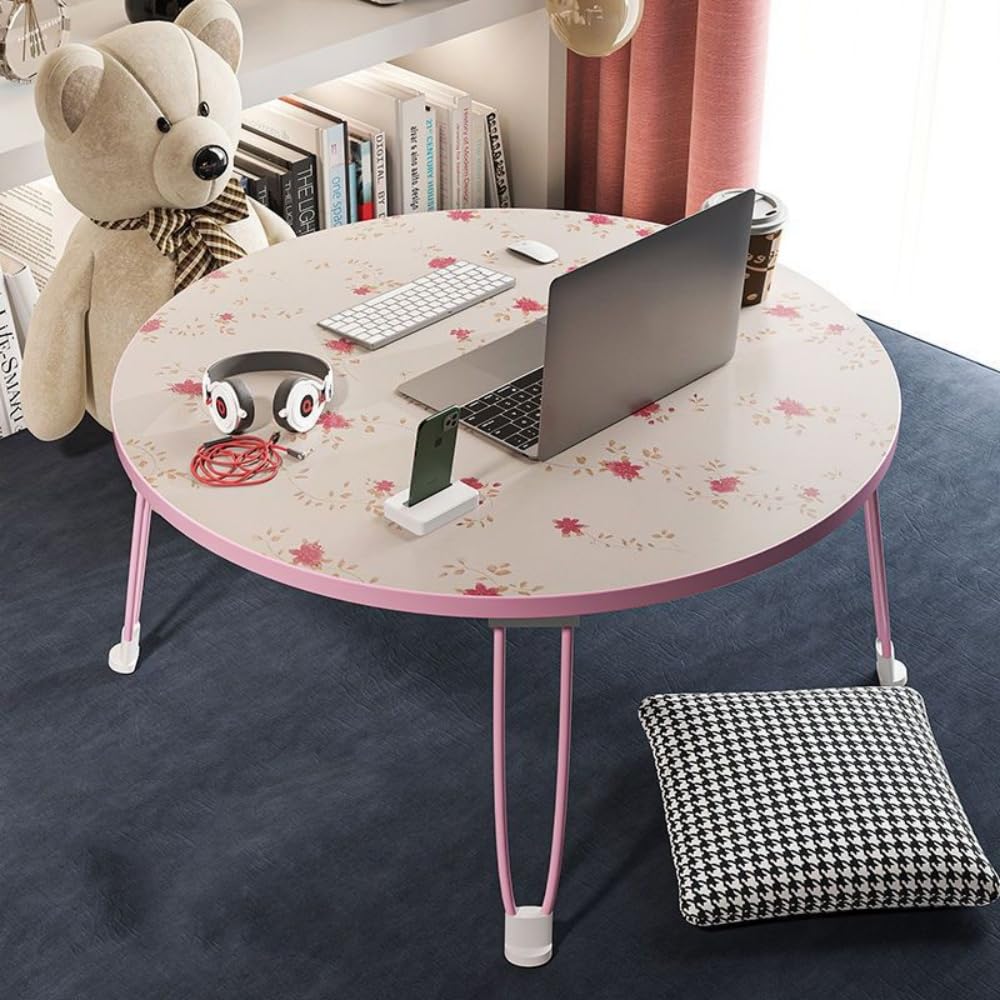 Amazon.co.jp: Aeroor円形 ローテーブル 、折り畳みテーブル