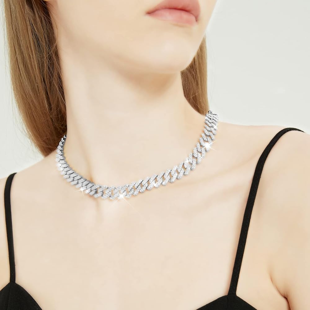 Amazon.co.jp: HDMENC メンズ&レディース マイアミキューバンリンク