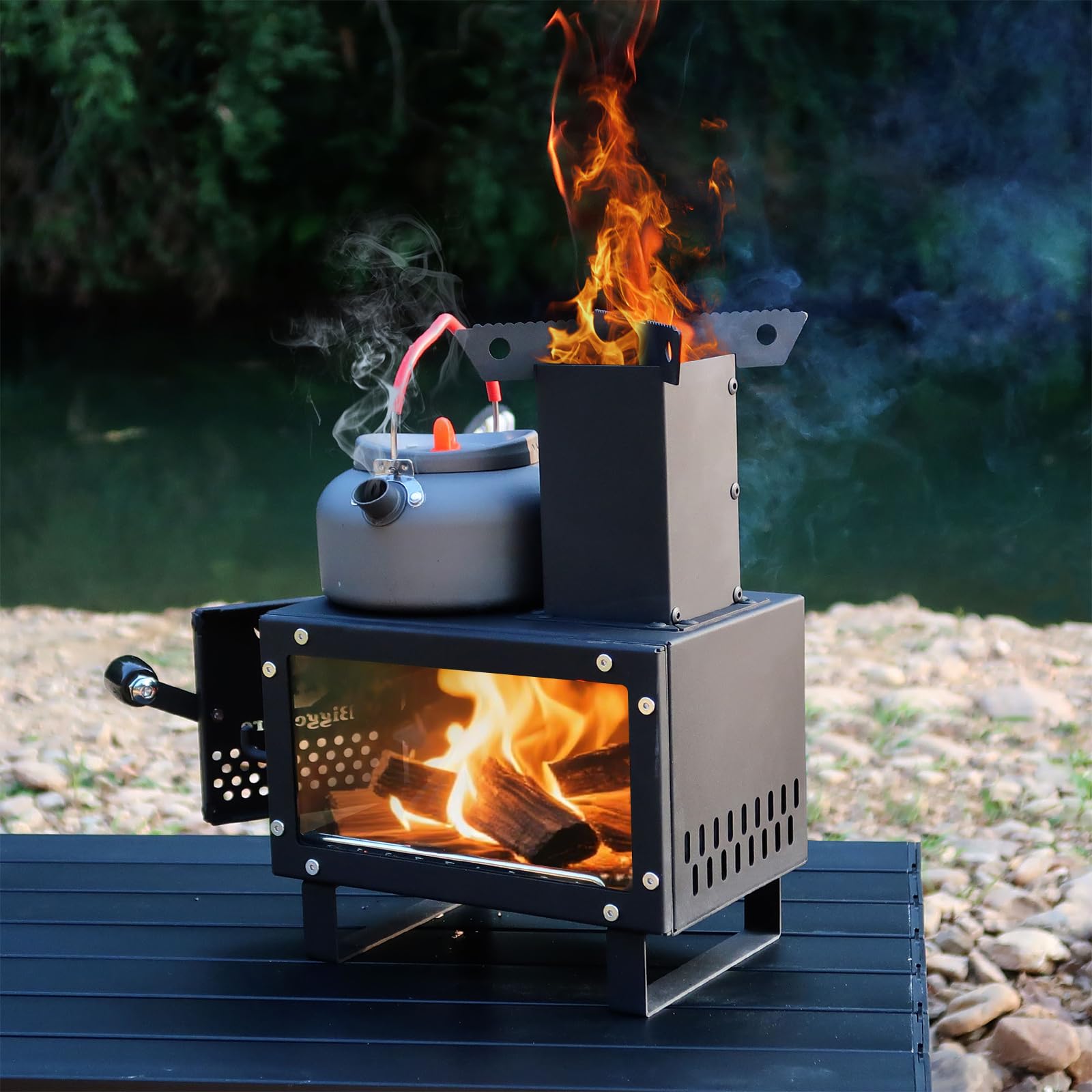 Amazon.co.jp: BiggerFireミニロケットストーブキャリングバッグ付き