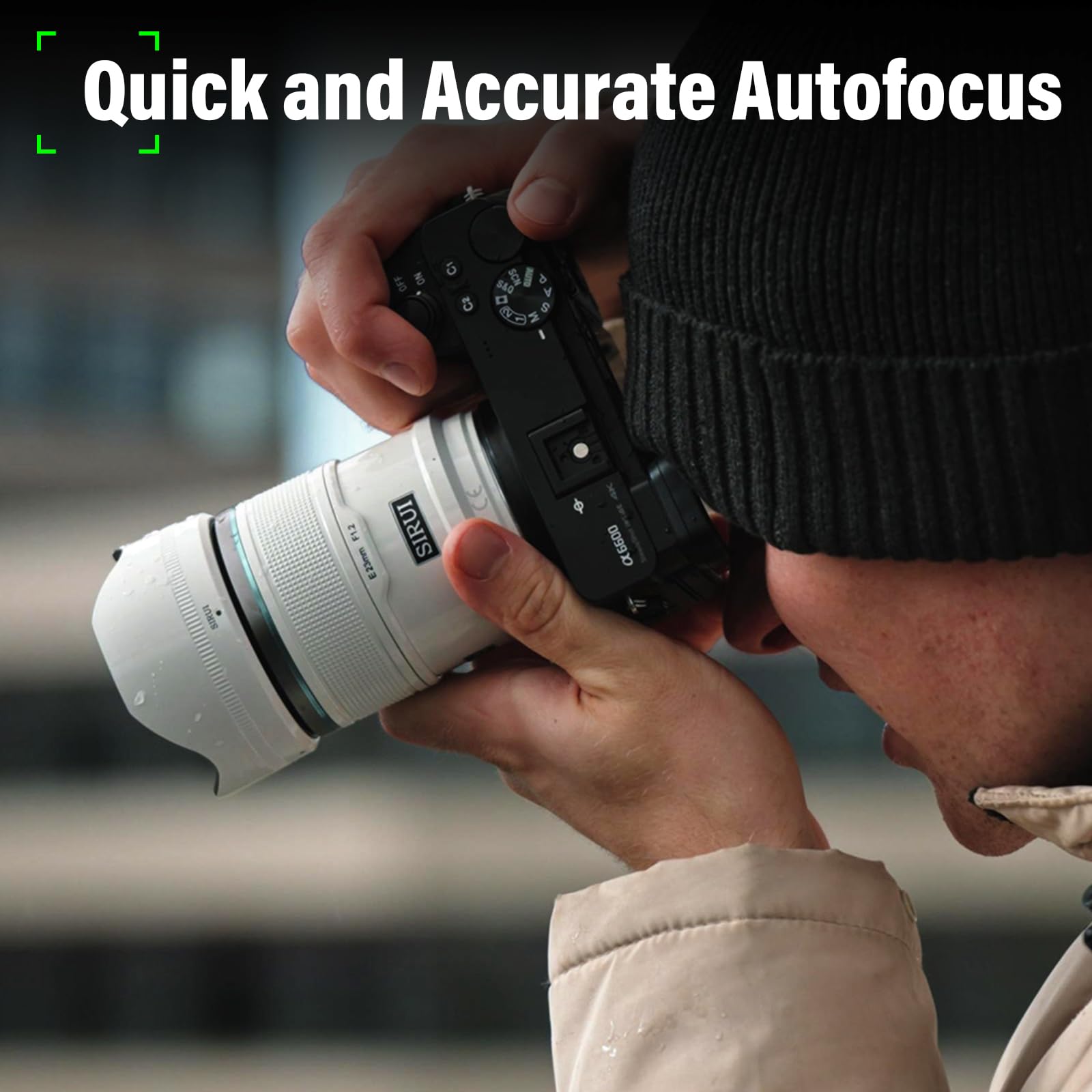 Amazon.com : SIRUI Sniper 33mm Autofocus Lens, F1.2 Wide Angle APS