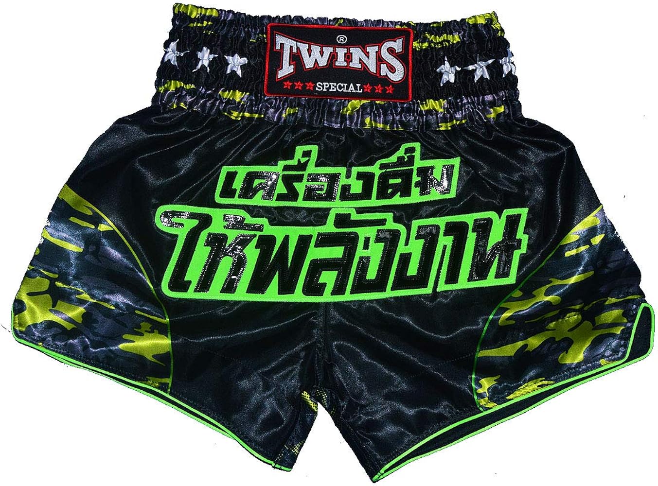 Amazon.co.jp: TWINS ツインズ ムエタイパンツ グリーンカモ/キック