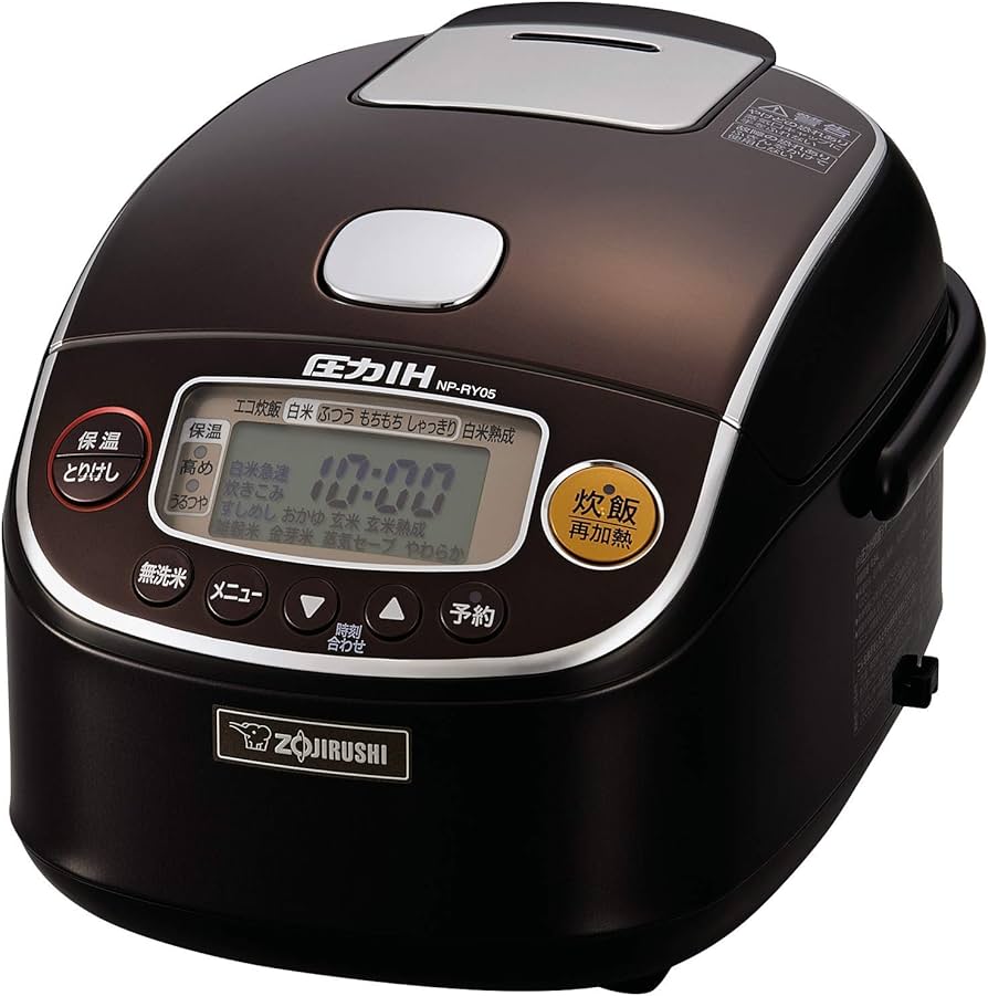 Amazon | 象印マホービン 炊飯器 3合 ダークブラウン NP-RY05-TD