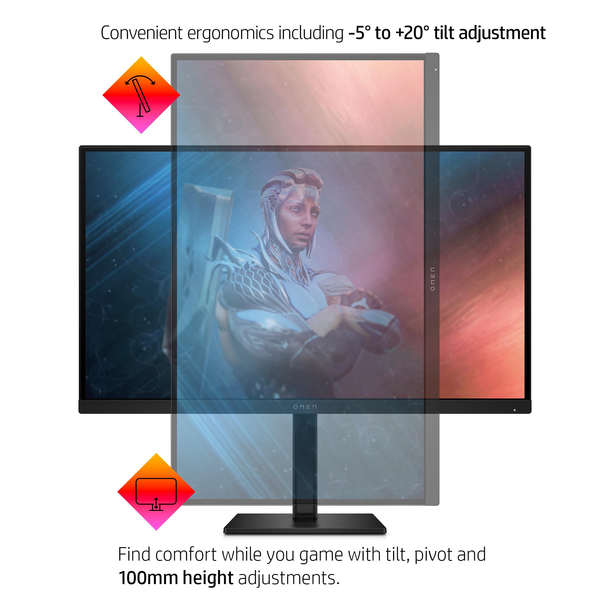 Amazon.co.jp: HP:OMEN 27インチ FHD 165Hz ゲーミングモニター – OMEN