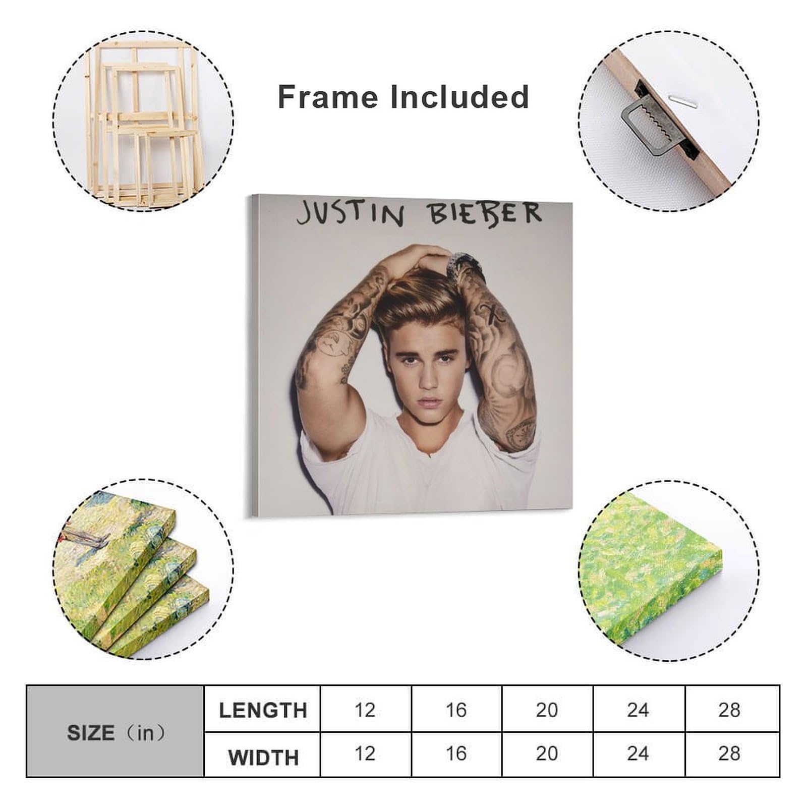 Amazon.co.jp: 有名な歌手ジャスティンビーバー音楽ジャケットポスター