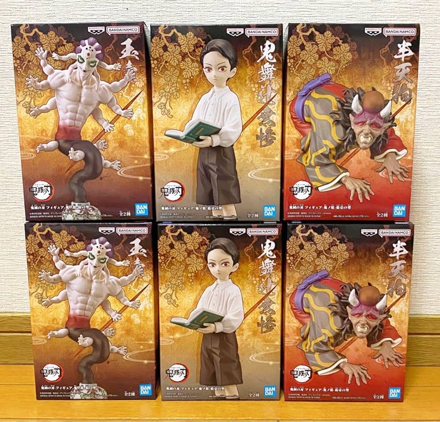 Amazon.co.jp: 鬼滅 鬼ノ装 玉壺 鬼舞辻無惨 半天狗フィギュア6体
