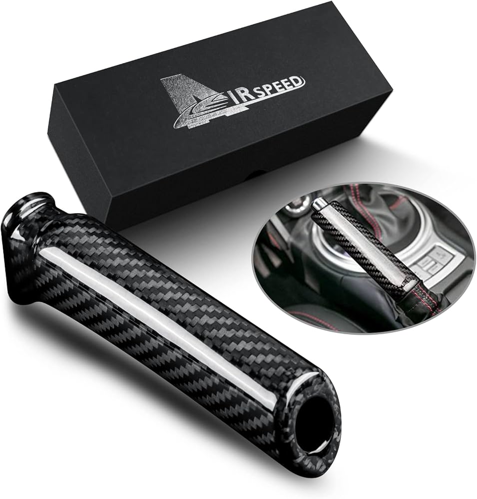 Amazon.co.jp: AIRSPEED カーボンファイバーカーハンドブレーキカバー
