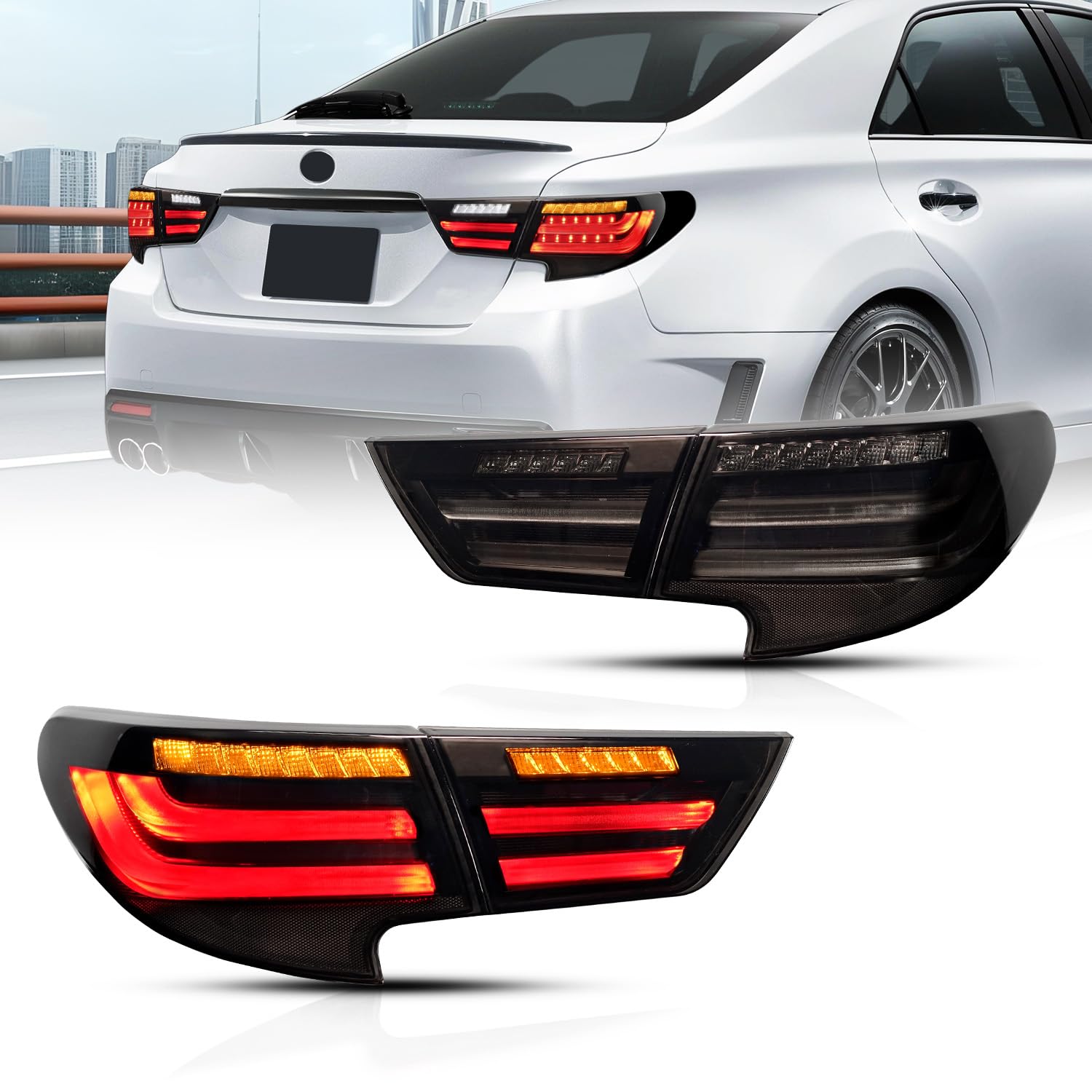 Amazon | LUYUN トヨタ マークX テールランプ GRX130,GRX133,GRX135系