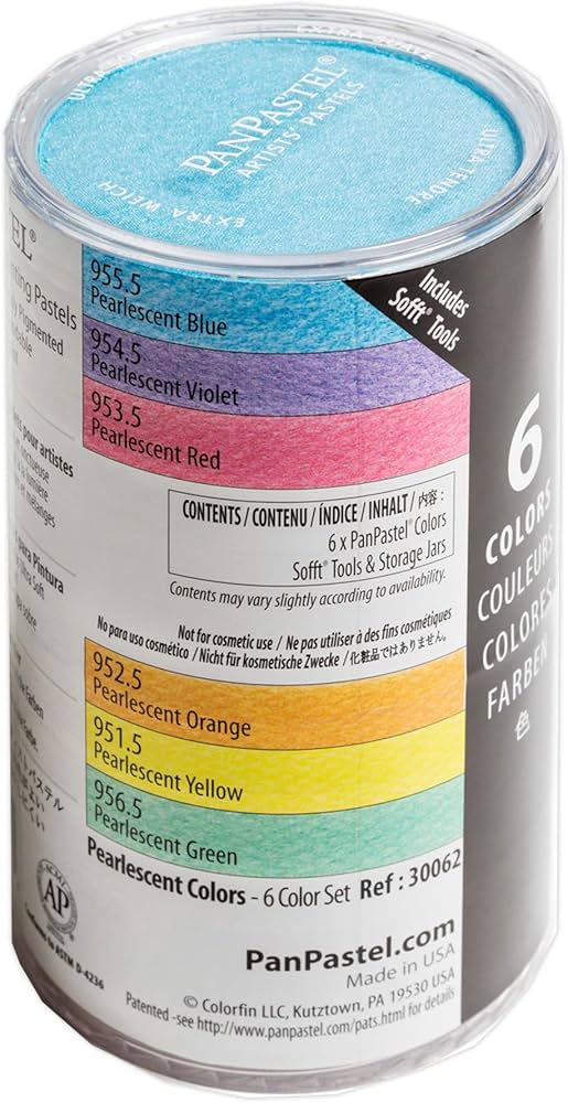 Amazon.com: PanPastel Artist Pastels by GOLDEN, Pearlescent Colors