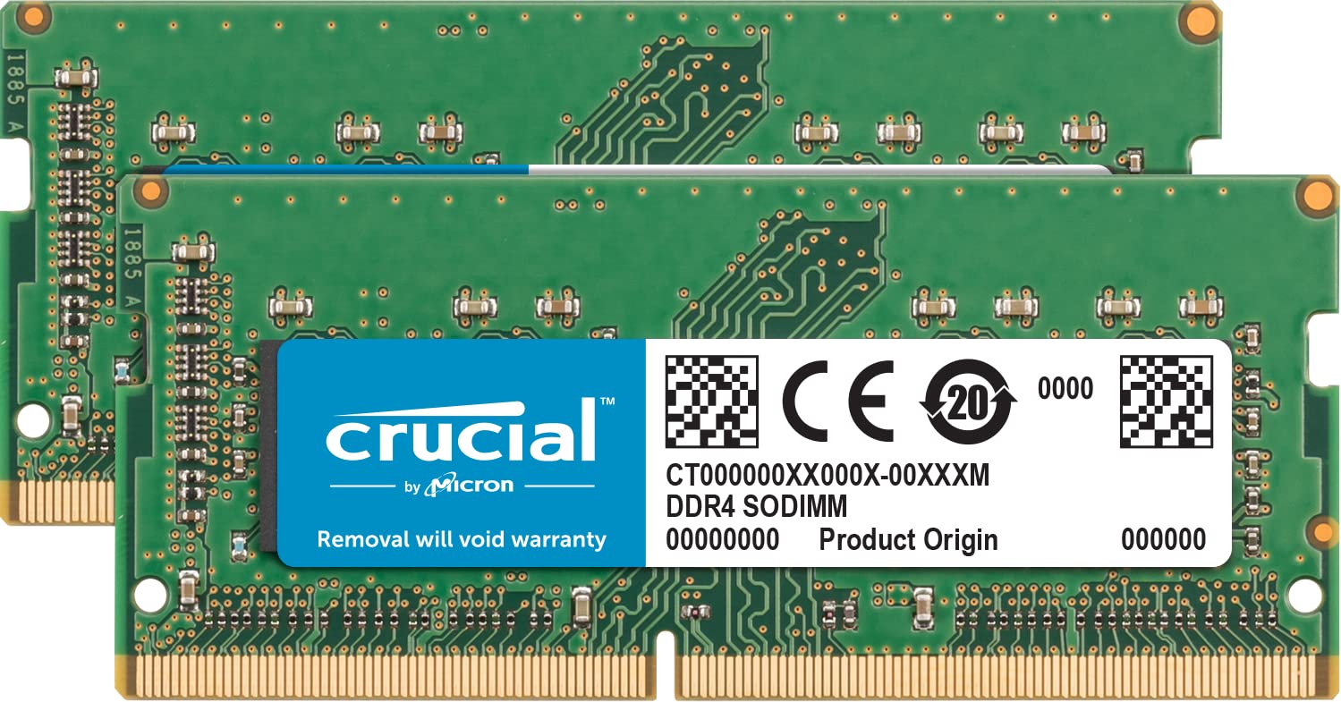 Amazon | Crucial 32GB Kit (2 x 16GB) DDR4-2666 SODIMM