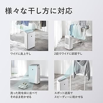 Amazon.co.jp: シャープ 衣類乾燥 除湿機 CV-RH140-W ハイブリッド方式
