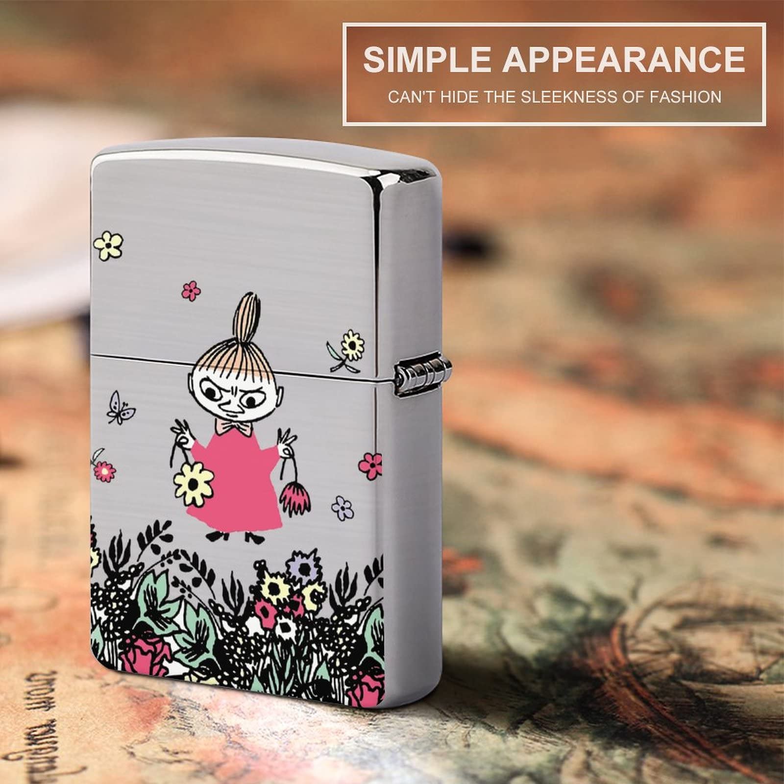 Amazon.co.jp: Zippoライター兼用ケース メンズ ムーミン リトルミイ