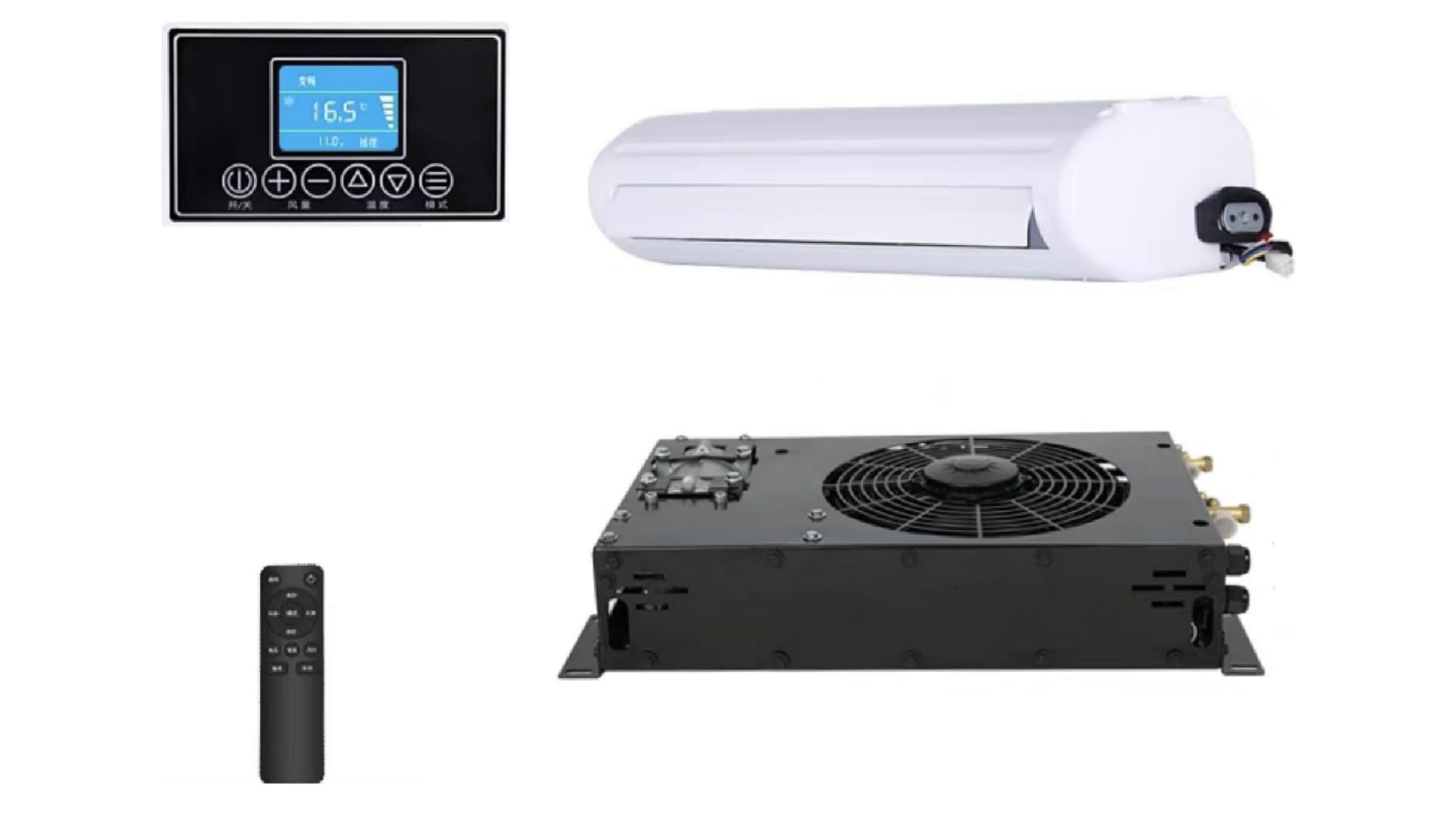 Amazon.co.jp: NEKPOKKA 12V直流隠し式房車エアコンは、トレーラー