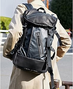Amazon | [ディケイド] リュック マットナイロンxオイルドカウレザー