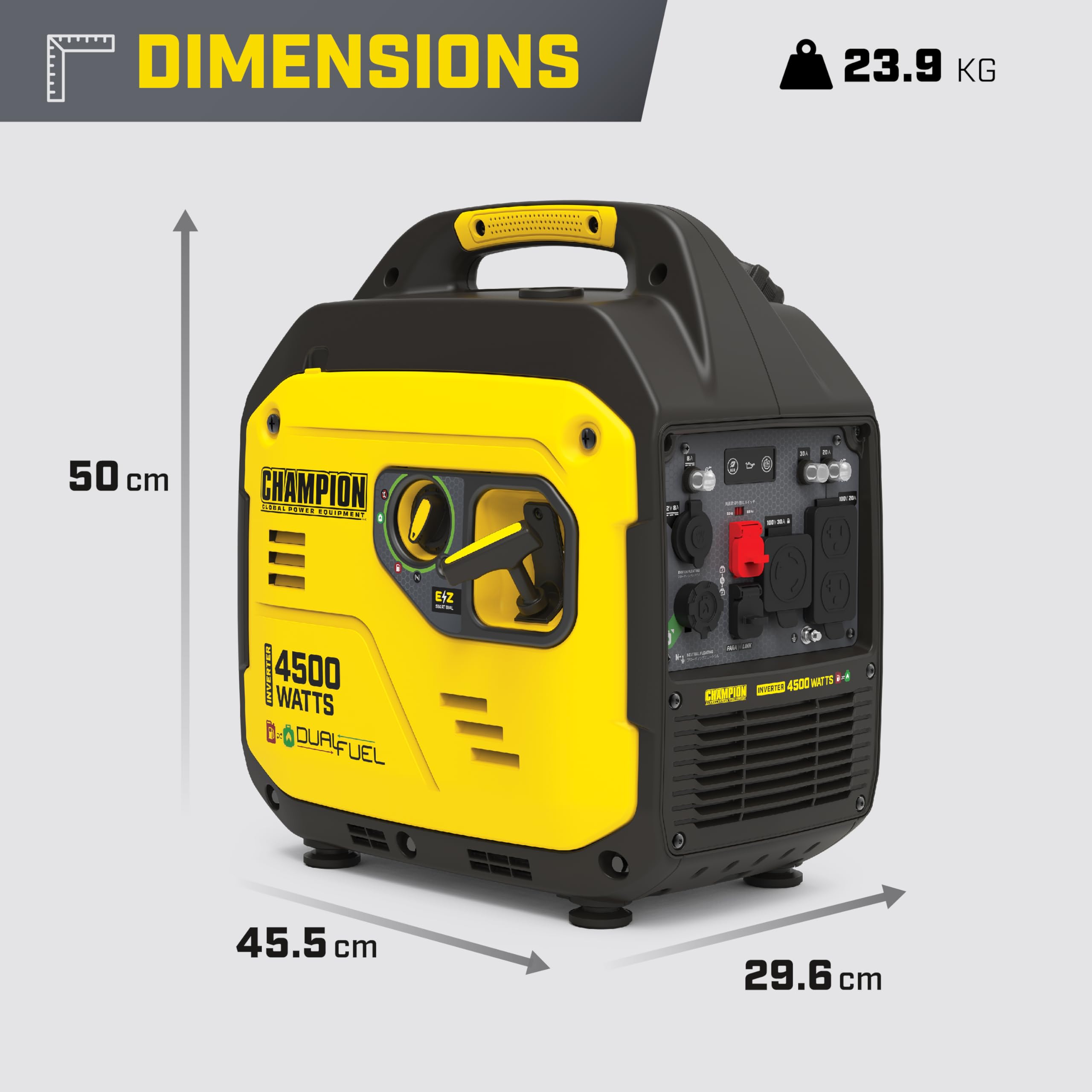 Amazon | Champion (チャンピオン) インバーター発電機 デュアル