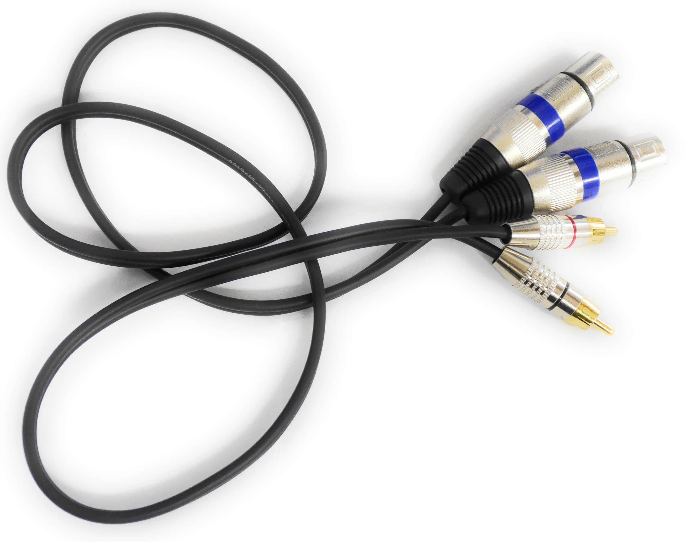 Amazon | オーディオファン XLR (メス) - RCA 金メッキ (オス) 変換