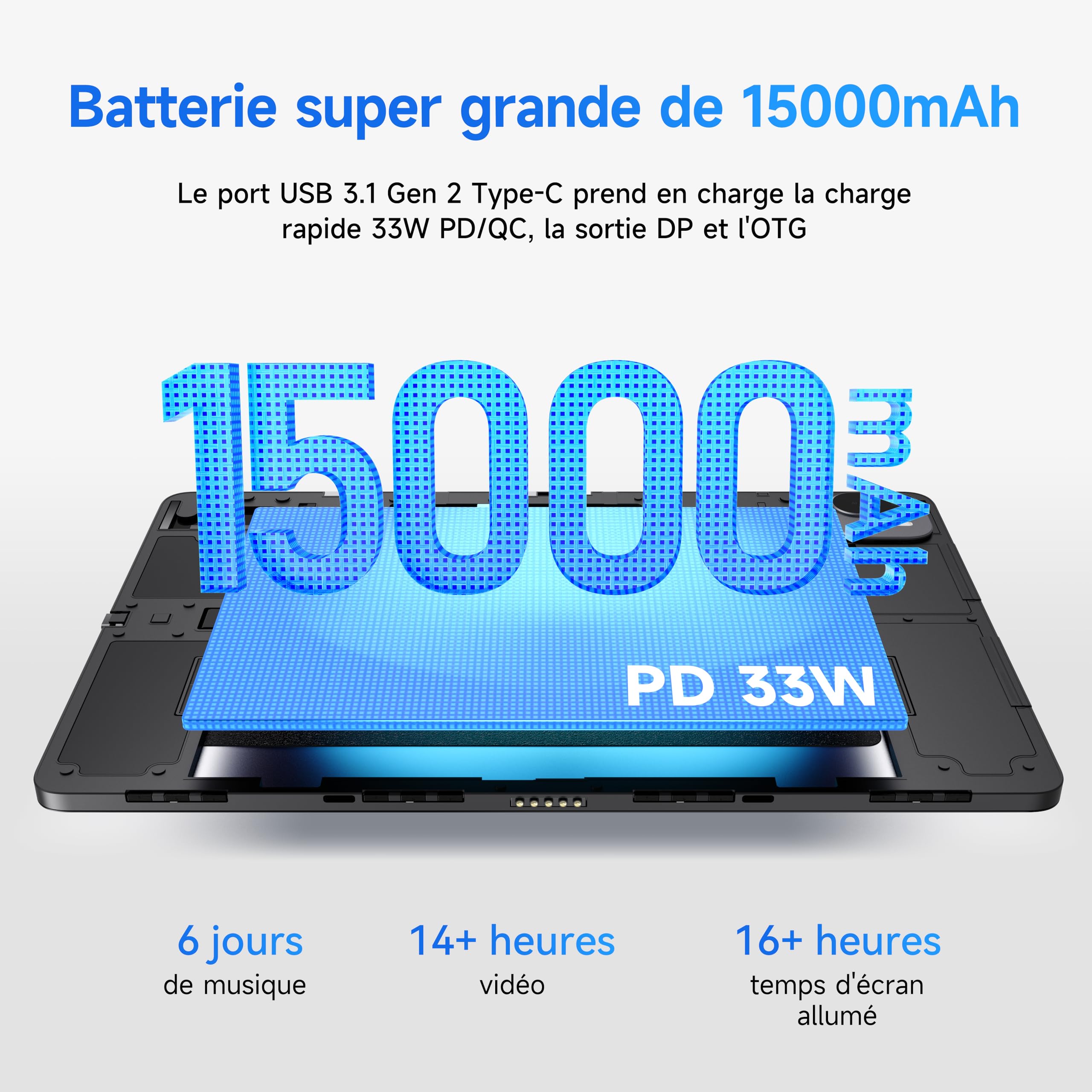 ALLDOCUBE Ultra Pad, 13 Inch Android 15 AI Tablet, 2880x1840 to