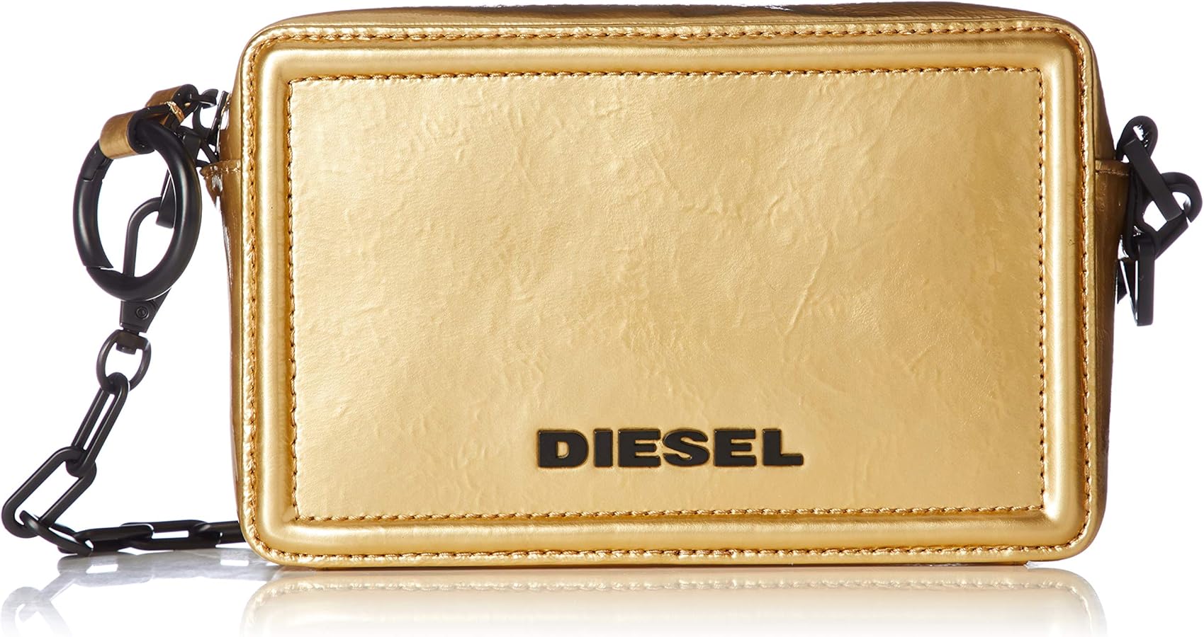 Amazon | [Diesel] (ディーゼル) レディース メタリックレザー ミニ