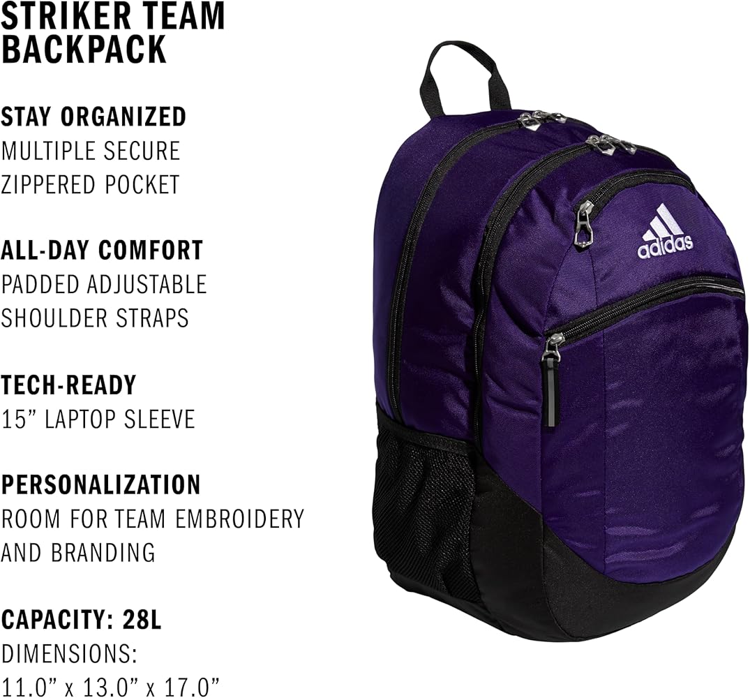 Amazon.com: Striker Team Sports Backpack for soccer and more