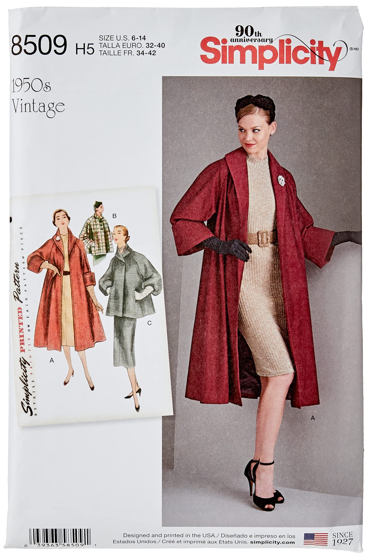 Amazon.com: Simplicity Vintage Misses' Vintage Coat or Jacket