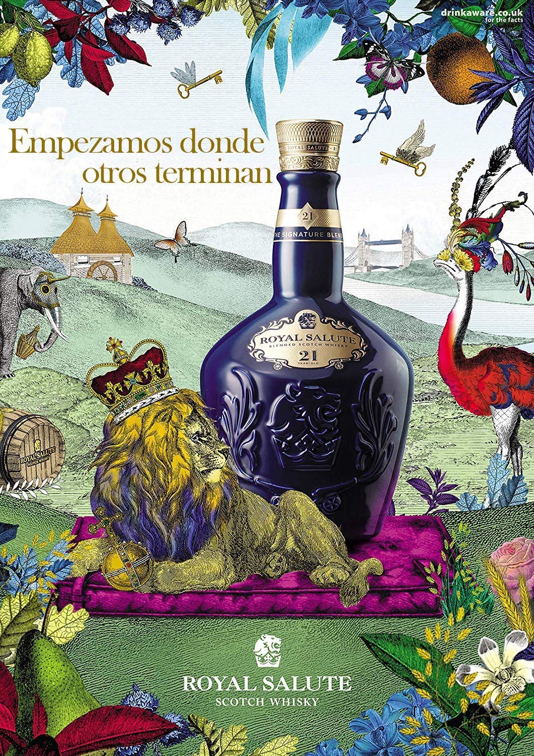 Amazon.co.jp: ロイヤルサルート 21年 シグネチャー ブレンド 青ボトル