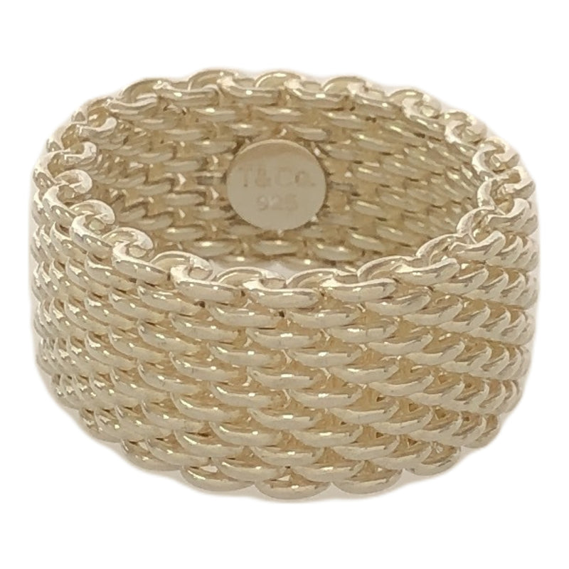 ティファニー TIFFANY & Co. メッシュ リング シルバー 925 15号 9.0g