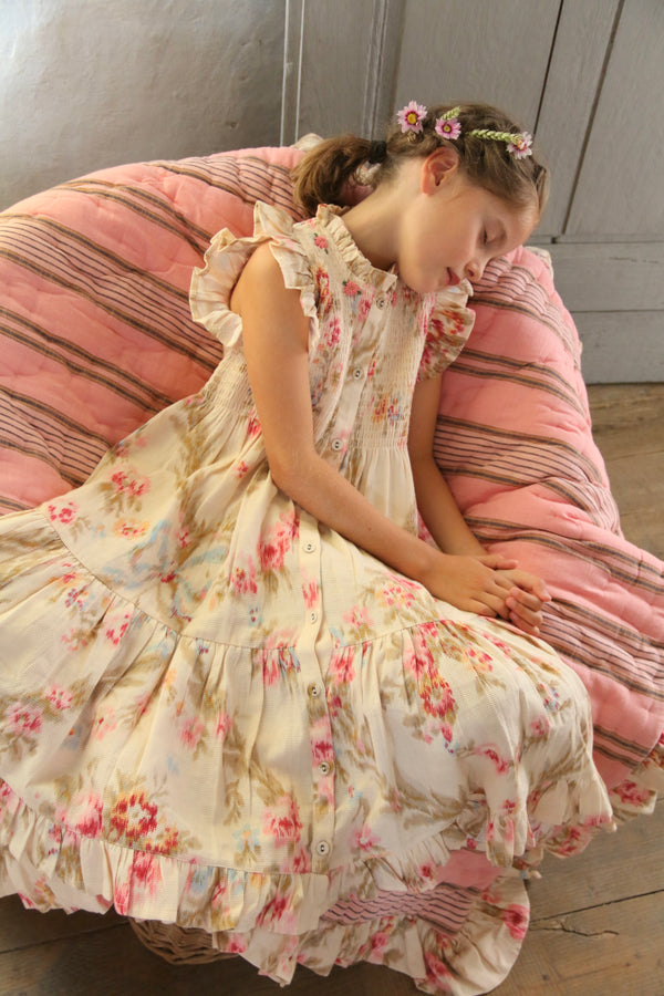 BONJOUR DIARY IBIZA DRESS / ANTOINETTE PIQUE - Milk + Bots