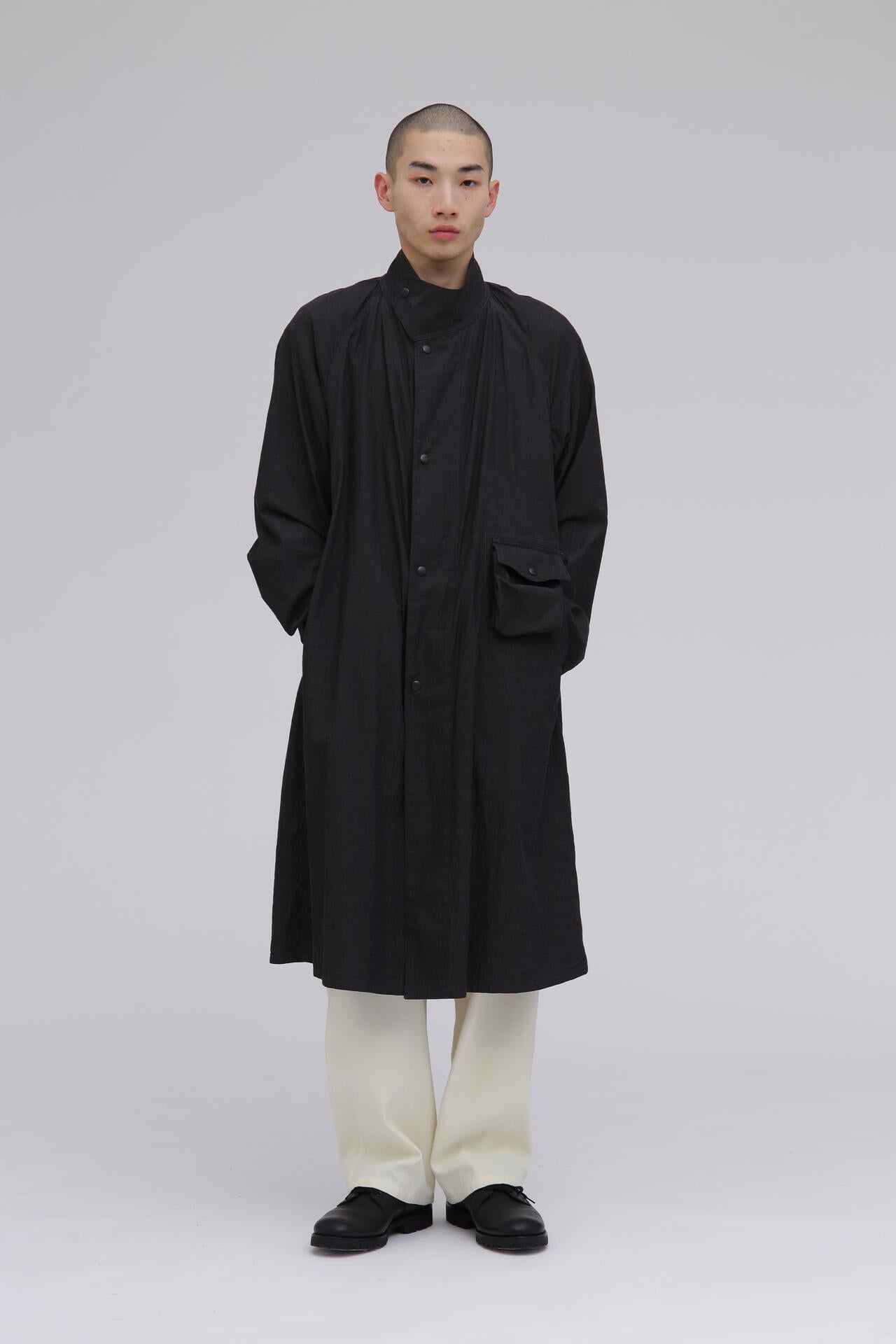 blurhms / COTTON LINEN DESERT STORM COAT | THE LIBRARY（ザ ライブ
