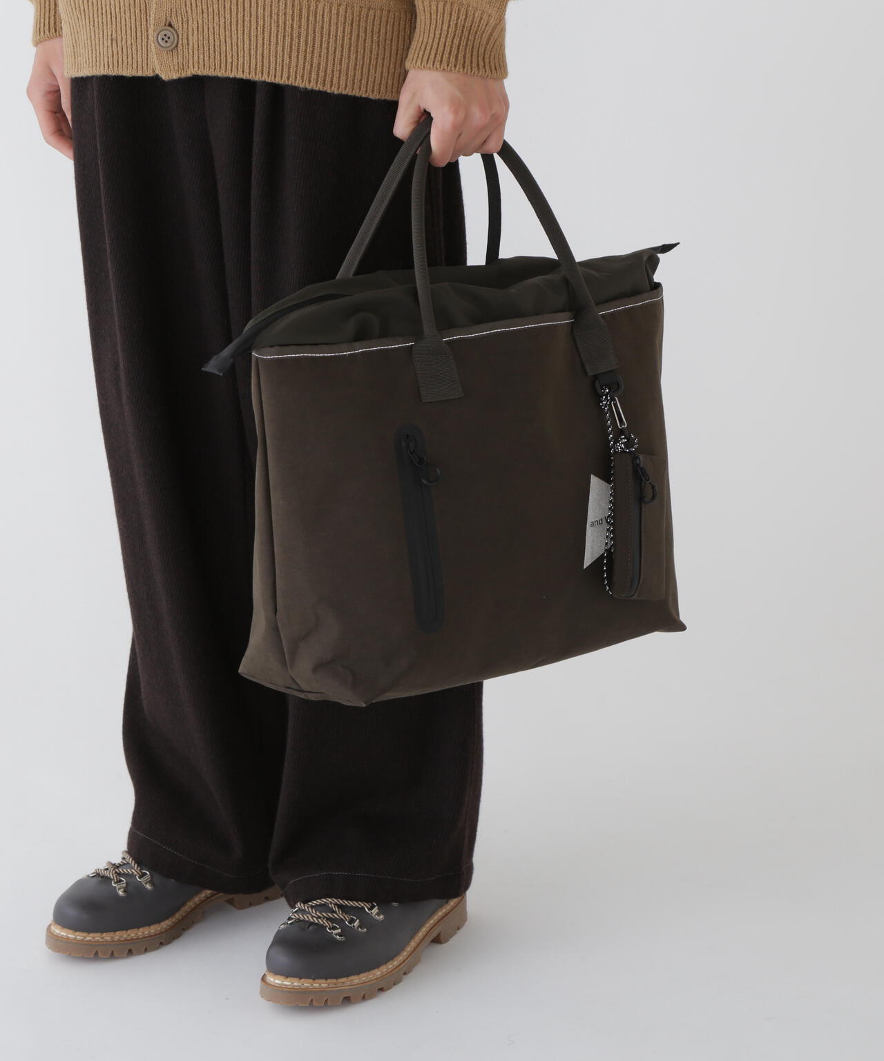 PE/CO tote bag | and wander（アンドワンダー） ｜【公式】通販mix