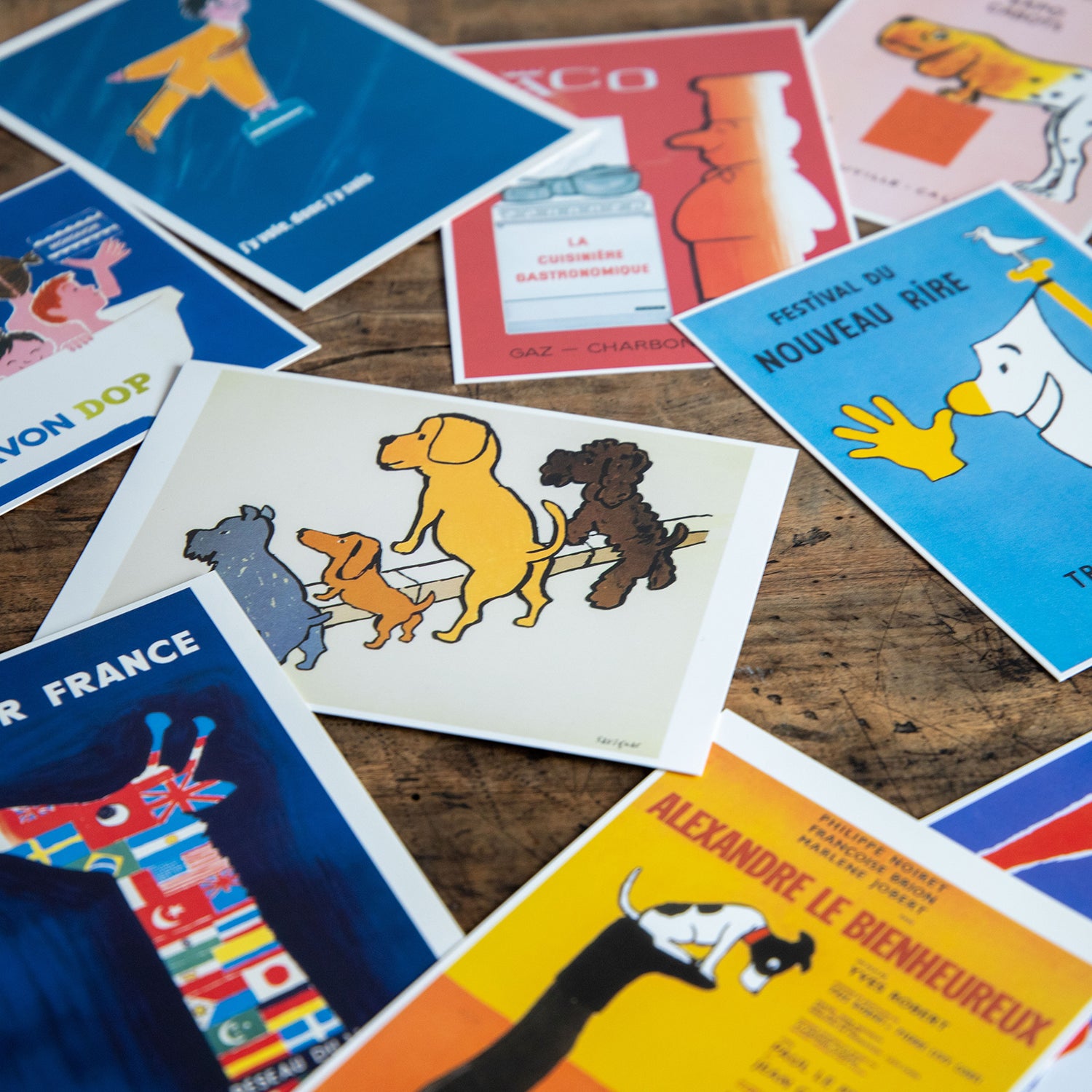 Raymond Savignac/レイモン・サヴィニャック ポストカード (清潔な街